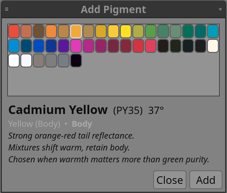 add-pigment